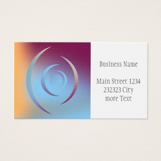 Colours and Emotions 3 Business Card