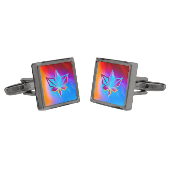 Colours and Emotions 4 Gunmetal Finish Cufflinks