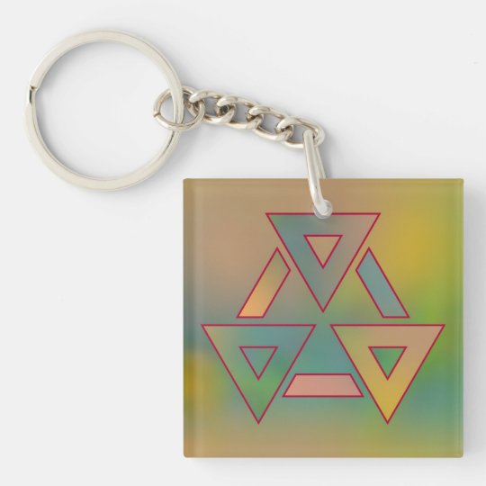 Colours and Emotions 6 Key Ring