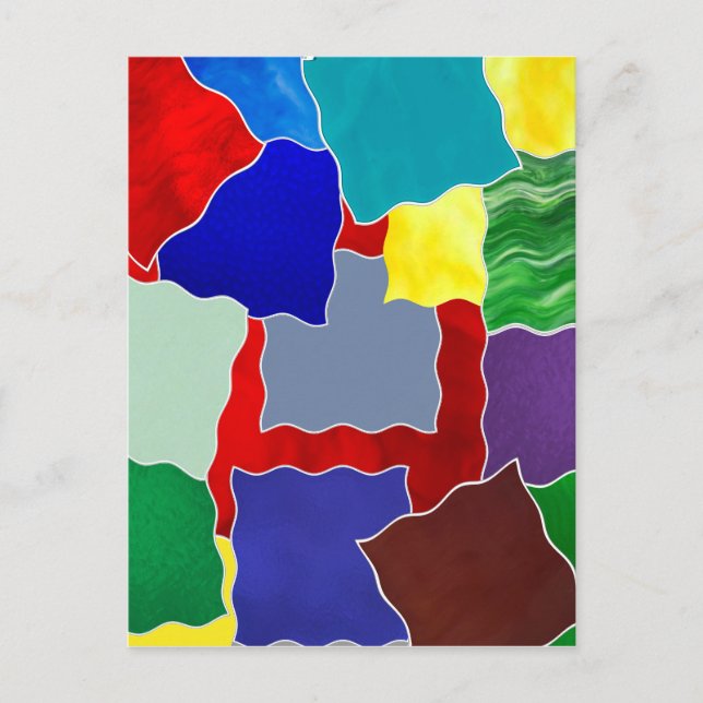 Colours and Swatches Postcard (Front)