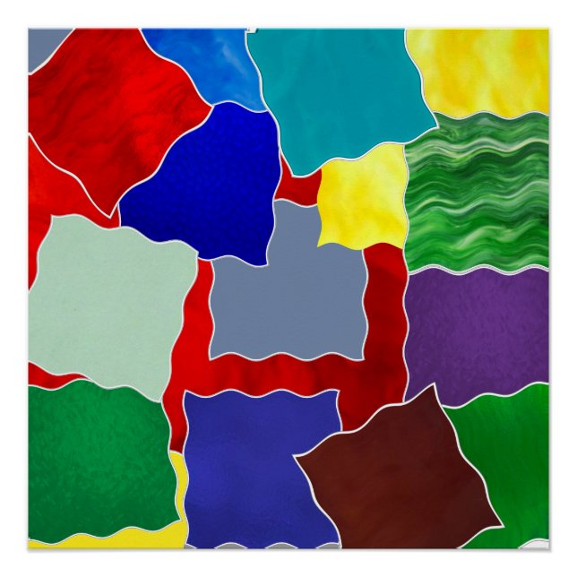 Colours and Swatches Poster (Front)