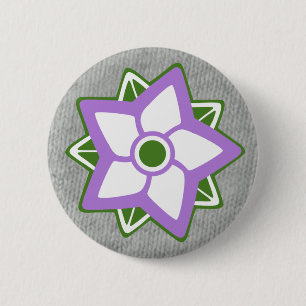 Colours Badge: Non-Binary Gender, Genderqueer 6 Cm Round Badge
