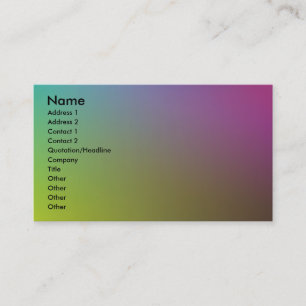 Colours Business Card