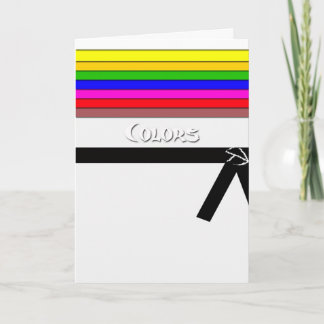 Colours Card