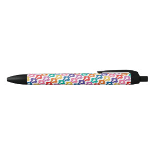 Colours Chain Black Ink Pen