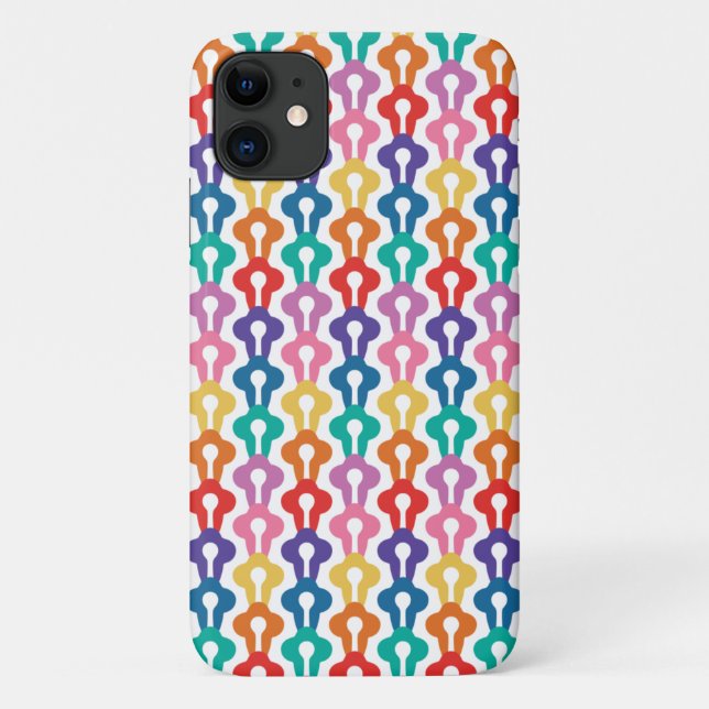 Colours Chain Case-Mate iPhone Case (Back)