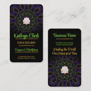 Colours Energy Yoga Goddess w/ Logo Business Card