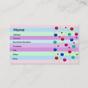 Colours Fantasy Business Card