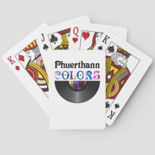 "Colours" Half-Vinyl Album Design Playing Cards
