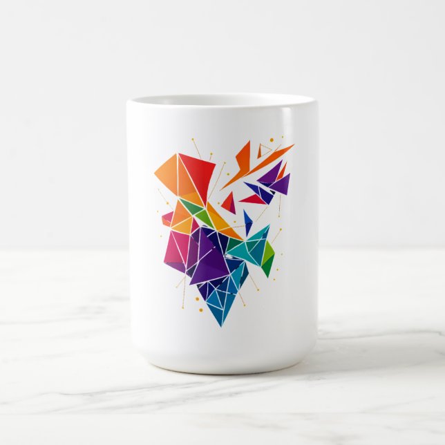 colours in fashionable coffee mug (Center)