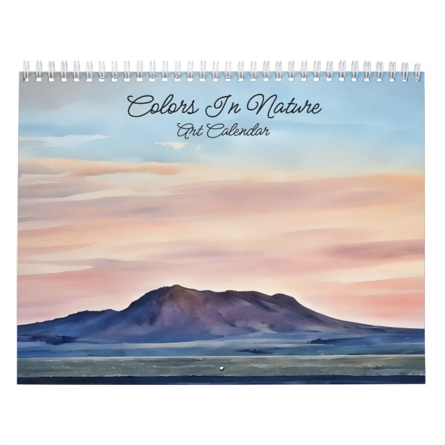 Colours In Nature Art Calendar (Cover)