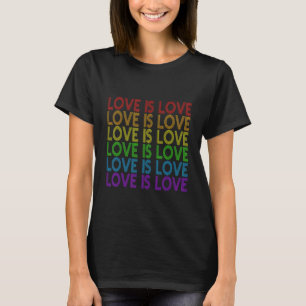 Colours Lgbtq Flag Graphic Lgbt Pride Loving T-Shirt