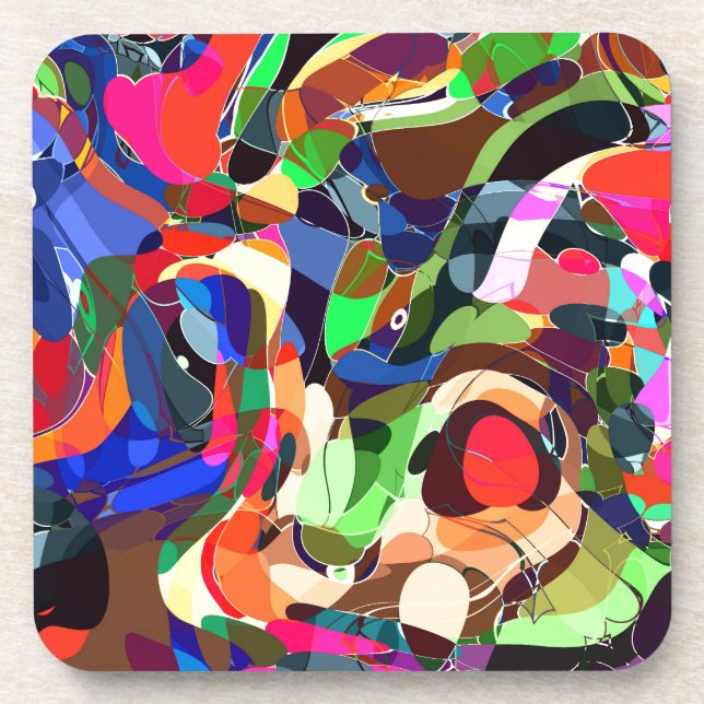 Colours mashup coaster (Front)