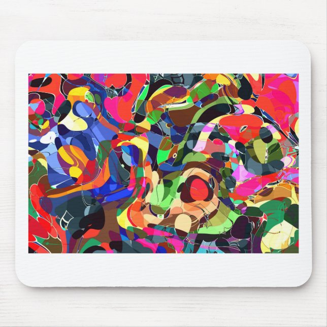 Colours mashup mouse pad (Front)