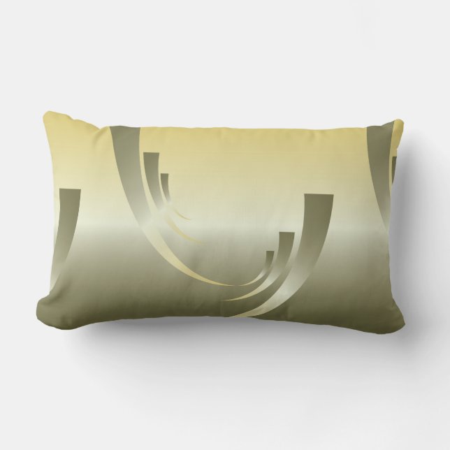 colours of a summer sunset lumbar cushion (Front)