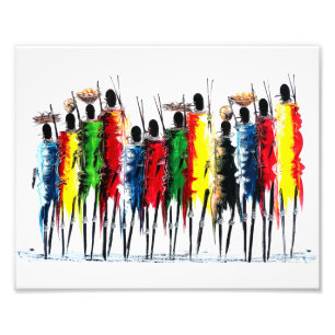 Colours of Africa Photo Print