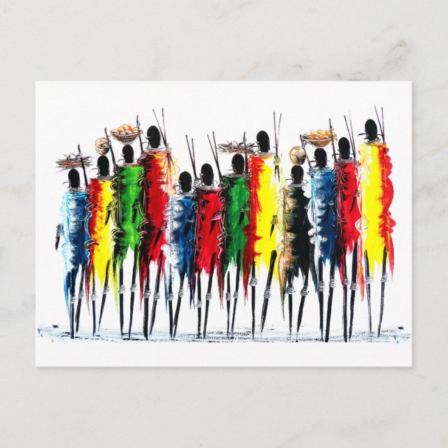 Colours of Africa Postcard (Front)