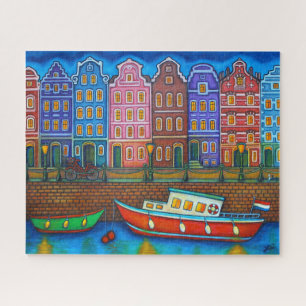 Colours of Amsterdam by Lisa Lorenz Jigsaw Puzzle