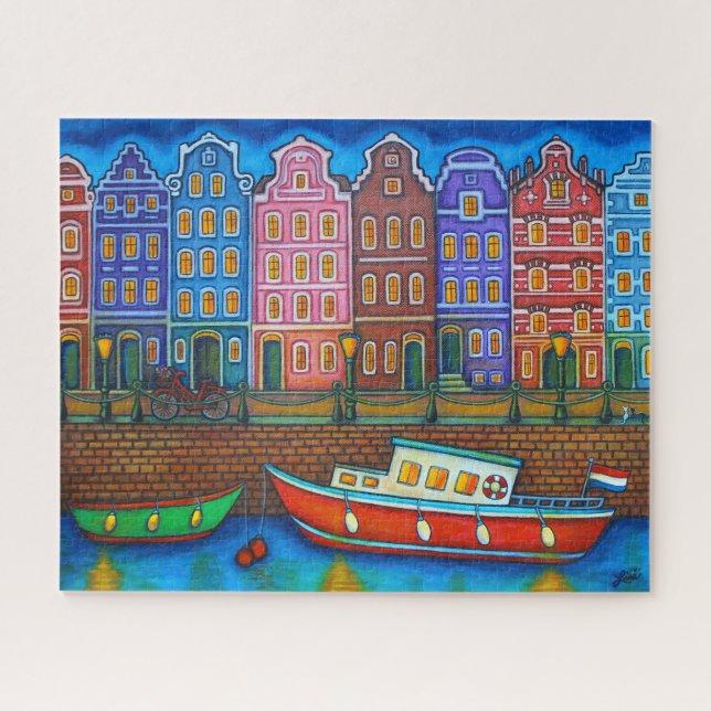 Colours of Amsterdam by Lisa Lorenz Jigsaw Puzzle (Horizontal)