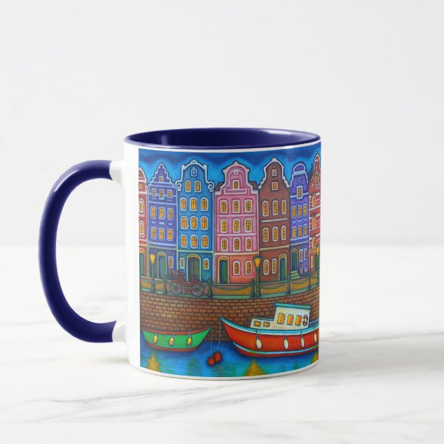 Colours of Amsterdam Mug by Lisa Lorenz (Left)