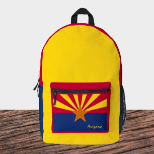 Colours of Arizona backpack, Arizona Flag Printed Backpack