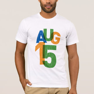 Colours of Aug 15 T-Shirt