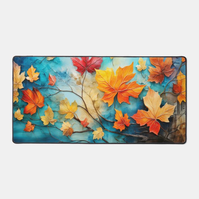 Colours Of Autumn Desk Mat (Front)