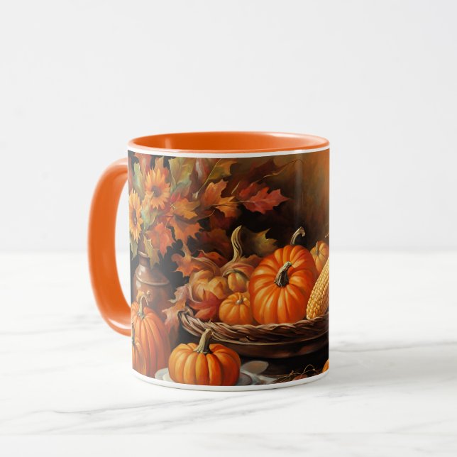 Colours of Autumn Mug (Front Left)