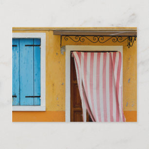 Colours Of Burano Italy #1 Postcard