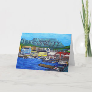 Colours of Cape Town Greeting Card by Lisa Lorenz