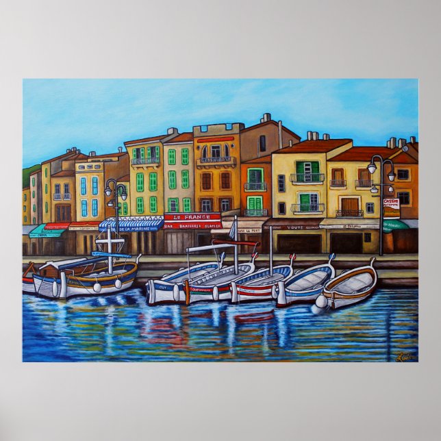 Colours of Cassis Value Poster Print (Front)