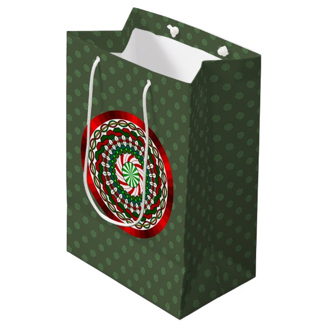 Colours of Christmas Gift Bag (Front Angled)