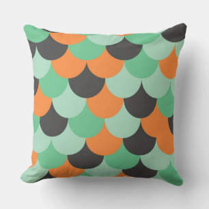 Colours of fall abstract pattern cushion