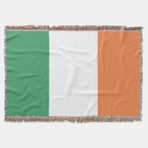 Colours of Ireland Flag. Throw Blanket