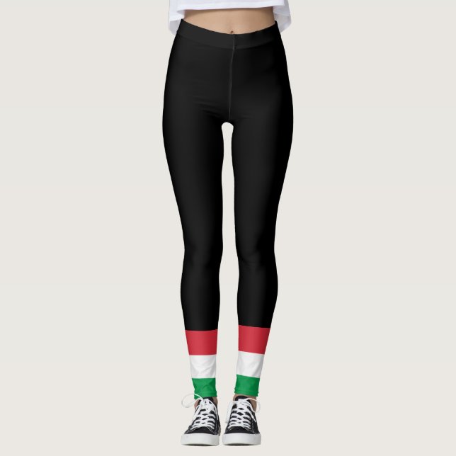 Colours of Italy Flag. Leggings (Front)