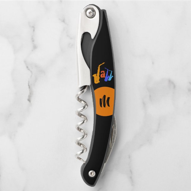 Colours of Jazz Monogram Black Corkscrew (Front)