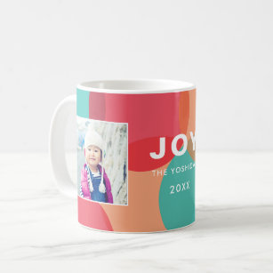 Colours of Joy 2 Photo Personalised Mug