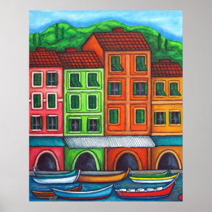 Colours of Liguira Print by Lisa Lorenz