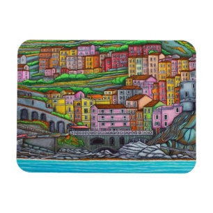 Colours of Manarola 3"x4" Photo Magnet