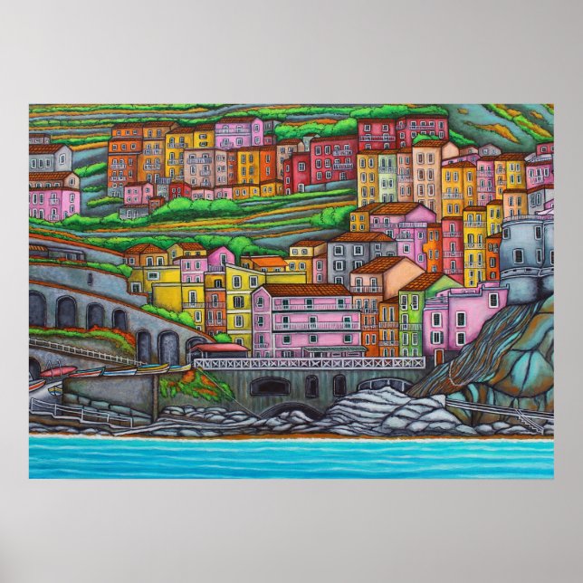 Colours of Manarola Print (Front)
