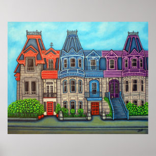 Colours of Montreal Poster