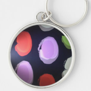 Colours of my life Big polkadot.JPG Key Ring