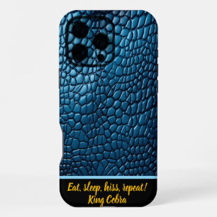 Colours of nature in shimmering snake skin iPhone 16 pro max case