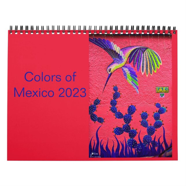 Colours of Oaxaca 2023 Calendar (Cover)