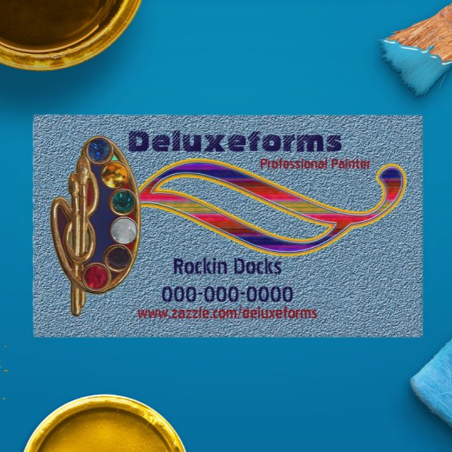 Colours of Paint Business Card (Creator Uploaded)