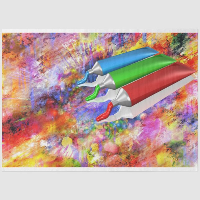 Colours of Painters Tissue Paper (Front)