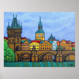Colours of Prague Poster Print