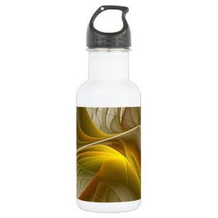 Colours of Precious Metals, Abstract Fractal Art 532 Ml Water Bottle