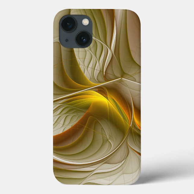 Colours of Precious Metals, Abstract Fractal Art Case-Mate iPhone Case (Back)