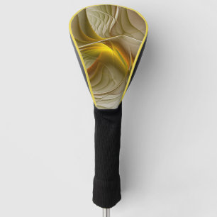 Colours of Precious Metals, Abstract Fractal Art Golf Head Cover